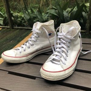 White High Top Converse